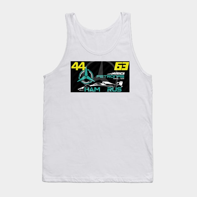 44 & 63 Team Fan Tank Top by Lifeline/BoneheadZ Apparel